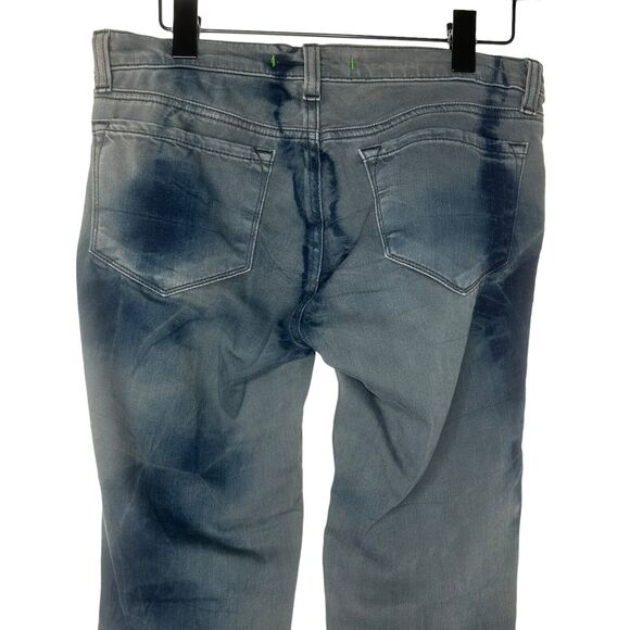 J BRAND Women's Tie Dye Denim Slash Berlin Skinny Distressed Jeans Size 26 - Picture 10 of 13